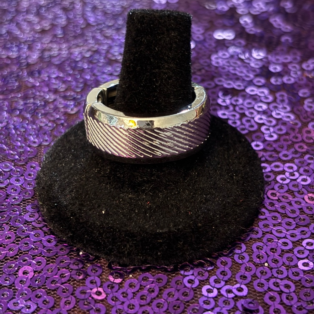 paparazzi Silver Textured Men's Ring
